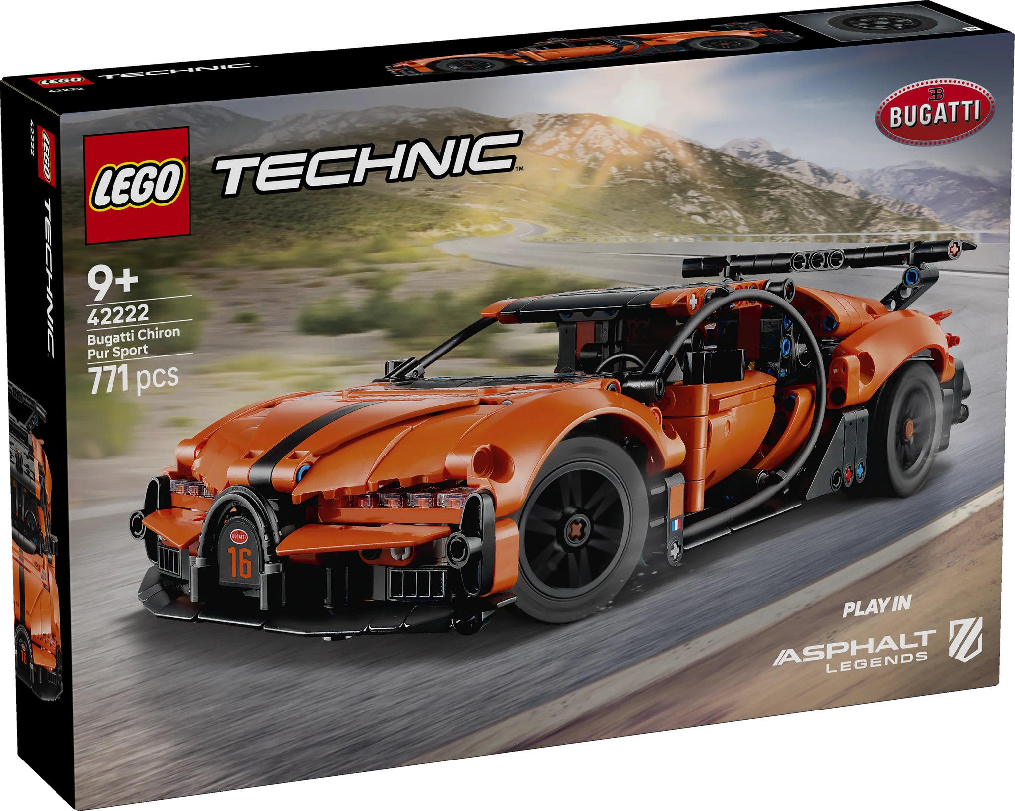 LEGO Technic 42222 Siêu Xe Bugatti Chiron Pur Sport