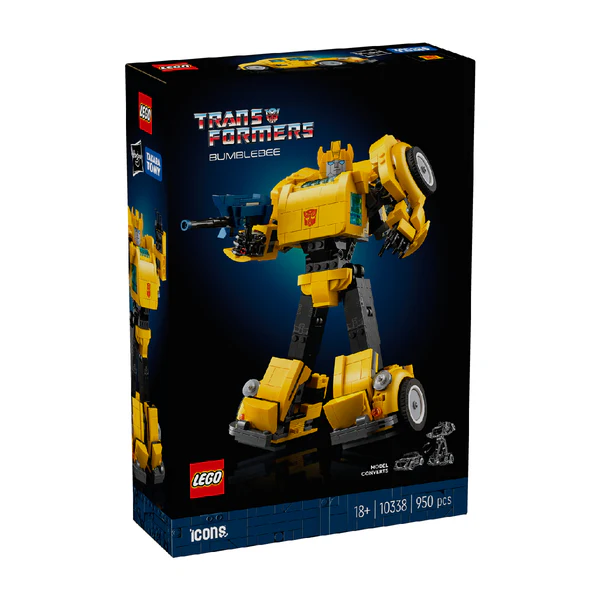 LEGO Icons 10338 Xe Đua Biến Hình Transformer BumbleBee