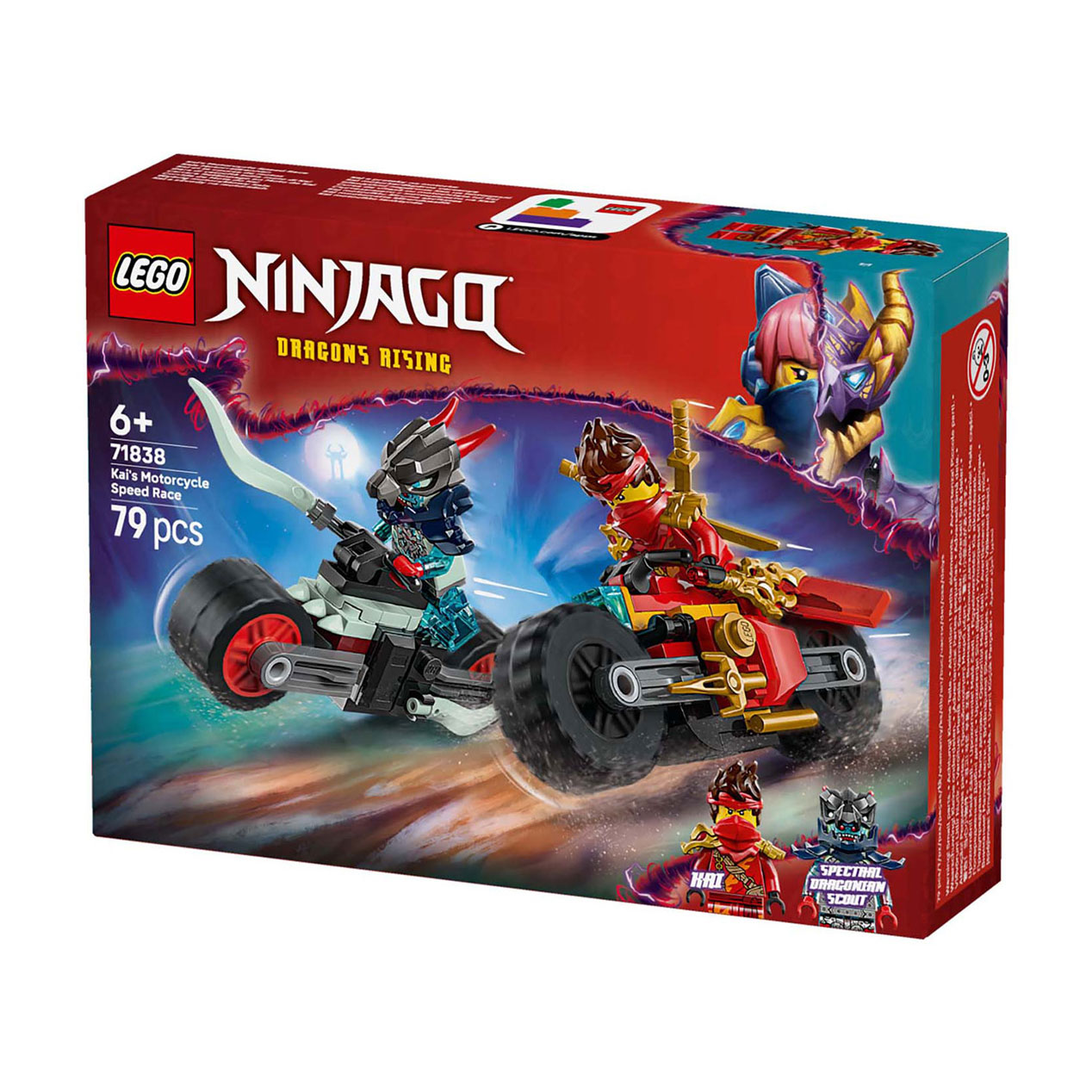 LEGO Ninjago 71838 Bộ Đôi Xe Đua Tốc Độ Của Kai